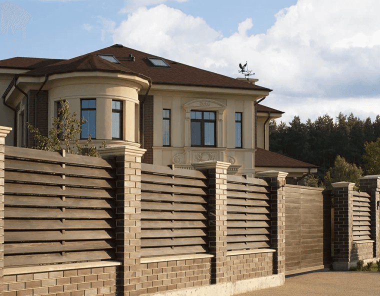 Фотография забора с участка