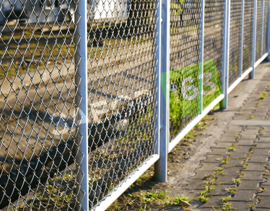 Фотография забора с участка