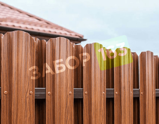 Фотография забора с участка