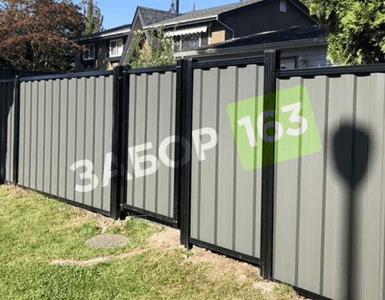 Фотография забора с участка