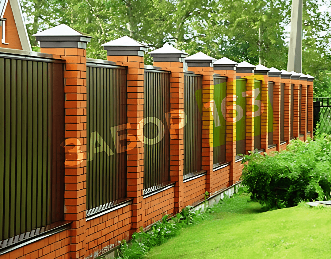 Фотография забора с участка